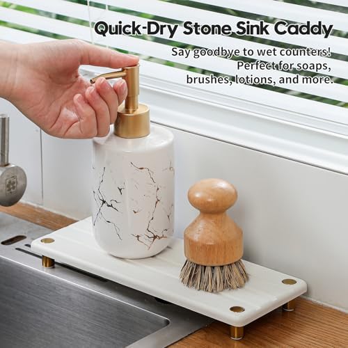 Razborci Instant Dry Sink Caddy Kitchen Sink Organizer, Quick Drying - Image 2