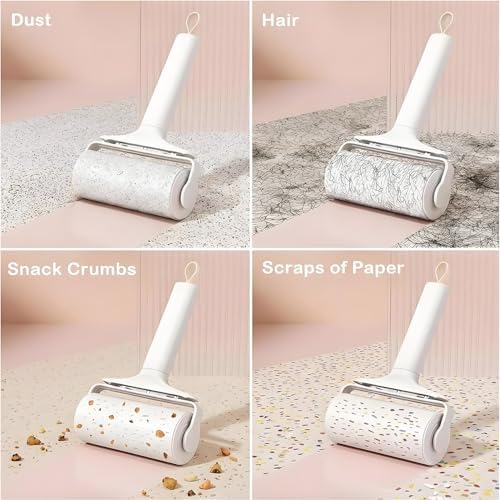 Reusable Lint Roller 2 Pack, Washable Sticky Lint Roller - Image 4