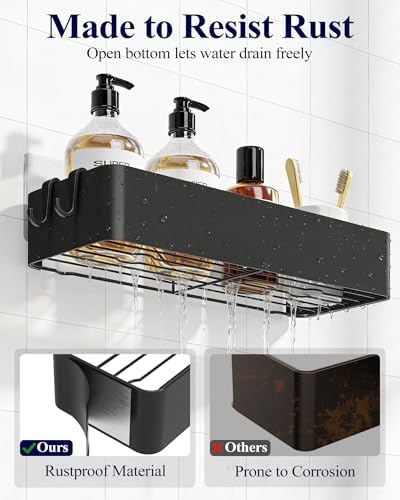 Kitsure Shower Caddy Adhesive, Stylish Shower Organizer - Image 5
