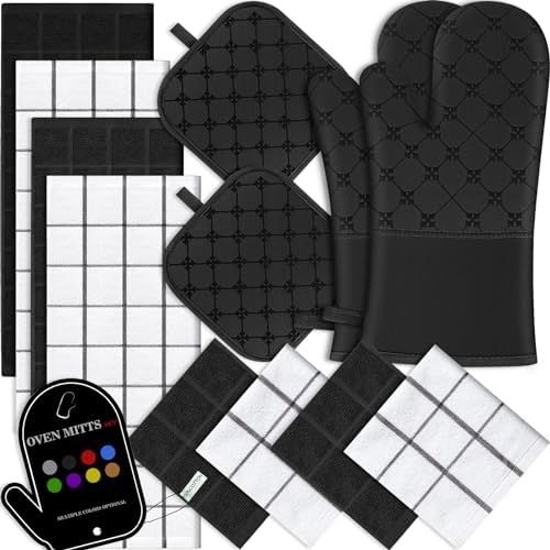 Oven Mitts Kitchen Towels Dishcloths by BSKSSK