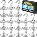 TRYMAG Magnetic Hooks for Cruise Cabins, 25 Pack by TRYMAGMagnets