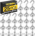 TRYMAG Magnetic Hooks for Cruise Cabins, 25 Pack by TRYMAGMagnets
