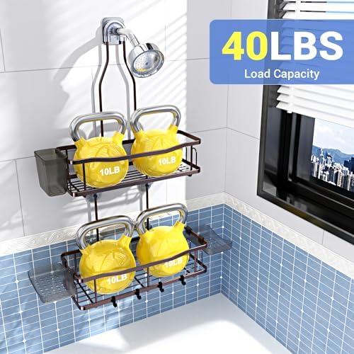 Hanging Shower Caddy Over Shower Head - Image 4