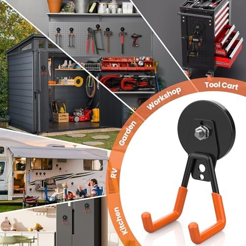 Strong Magnetic Hooks Heavy Duty Large Magnet Hooks Heavy Duty Storage Utility - Image 5
