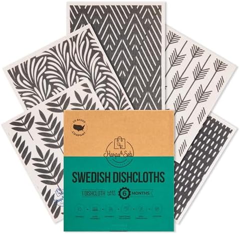 Harps&Seb Swedish Dishcloths for Kitchen Dish Towels by HarpsSeb