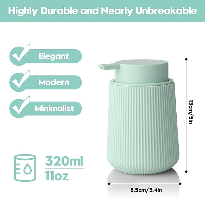 YAUKPH Striped Liquid Hand Soap Dispenser - Image 2