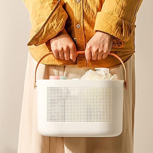 Plastic Portable Shower Caddy Basket, Storage Organizer, 2 Pack - Image 2