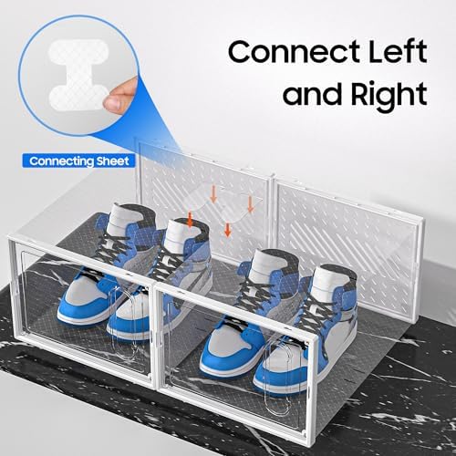 eWonLife Large Shoe Organizer Storage Box - Image 5