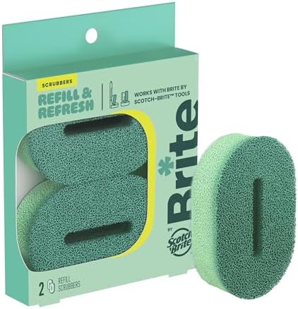 Brite by Scotch-Brite Refill Scrubbers, 2 Pack by Unknown