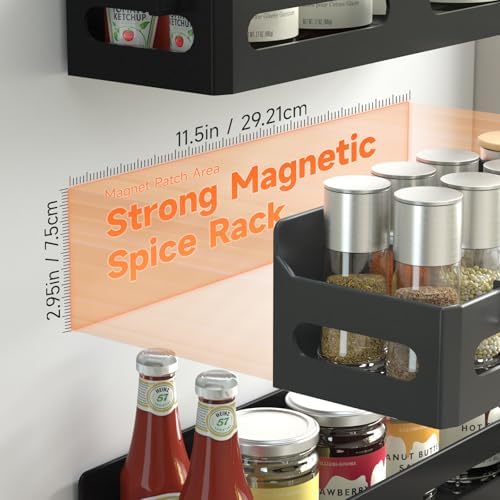 Sevenblue 6-Pack Magnetic Spice Rack - Image 2
