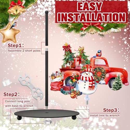 MorningRo Christmas Paper Towel Holder Red Truck Countertop Kitchen Decor and - Image 3