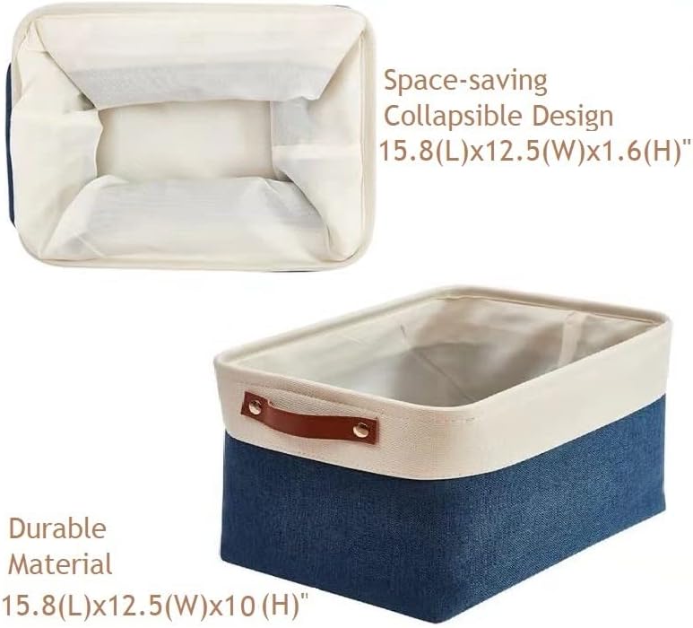 DECOMOMO Storage Bins, Extra Large Fabric Storage Baskets - Image 3