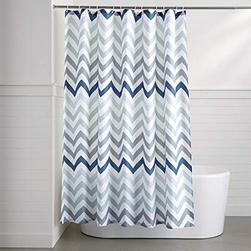 Amazon Basics Bathroom Shower Curtain, Water Resistant Fabric - Image 7
