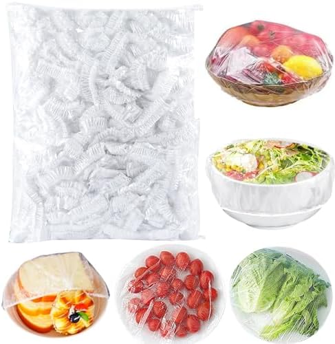 300Pcs Reusable Elastic Food Bowl Storage Covers, Sublaga Bowl Covers, Dish by Sublaga