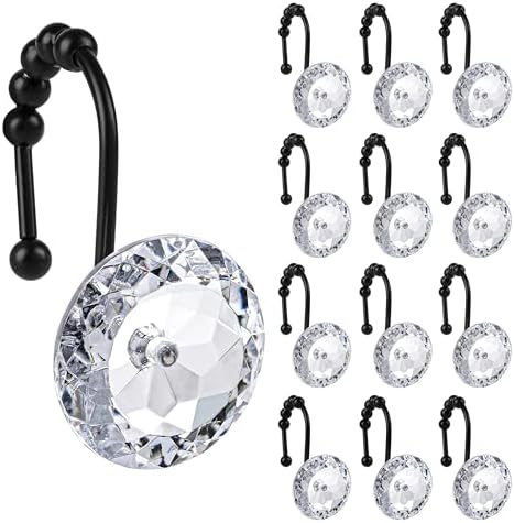 Sunlit Luxury Design Round Clear Diamond Crystal Gem Bling by Sunlit