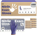 SUP Powder-Free Nitrile Exam Gloves, 100/1000 Ct Food Safe Latex-Free Medical by SUP