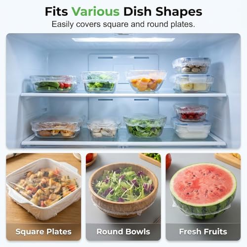 100pcs Disposable Stretch Food Covers - Image 5