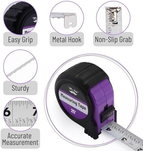 Mr. Pen- Retractable Tape Measure 25 ft, Easy Read - Image 4