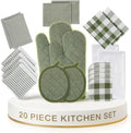 LANE LINEN Kitchen Towel and Pot Holder Sets 20 Pc by LaneLinen