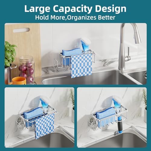 TAILI 4-in-1 Sink Caddy for Kitchen Sink - Image 6
