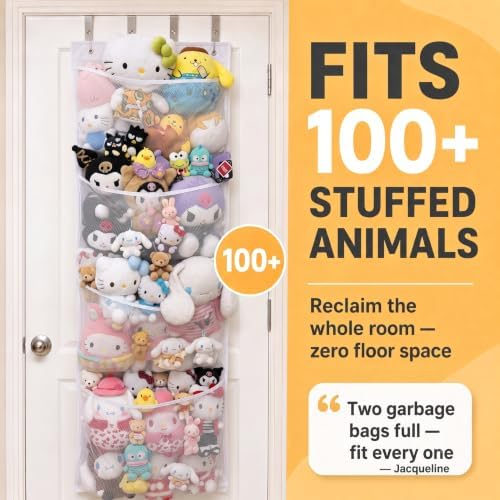 Honeyera The Original Stuffed Animal Storage - Image 2