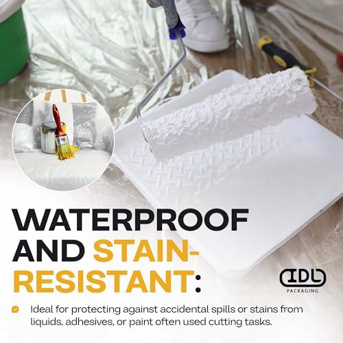Plastic Sheeting 4 mil, Drop Cloth - Image 4
