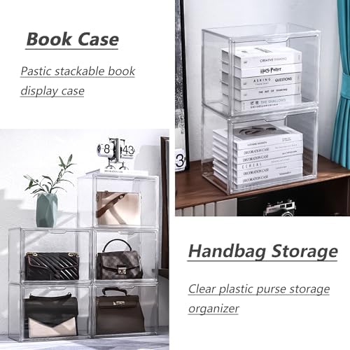 LXLXXL Clear Acrylic Display Case, Stackable Plastic Storage Bins - Image 4