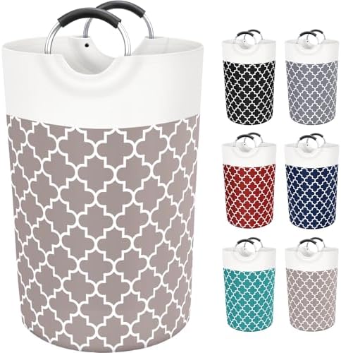 Large Laundry Basket, 115L Tall Collapsible Hamper by Fabspace