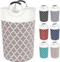 Large Laundry Basket, 115L Tall Collapsible Hamper by Fabspace