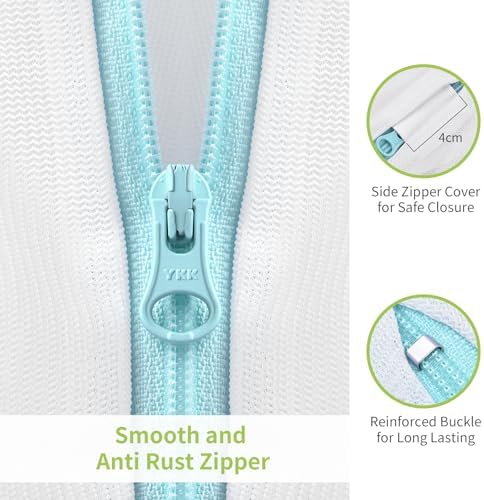 OTraki 2Pcs Small Mesh Laundry Bags 10x12 Inch, Don't Drying - Image 5