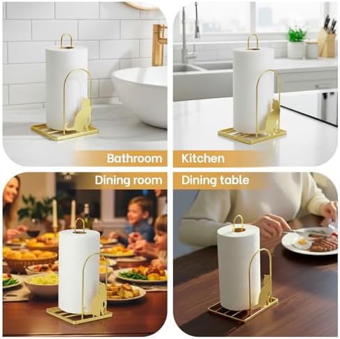 Paper Towel Holder for Countertop, Kitchen Paper Towel Stand - Image 6
