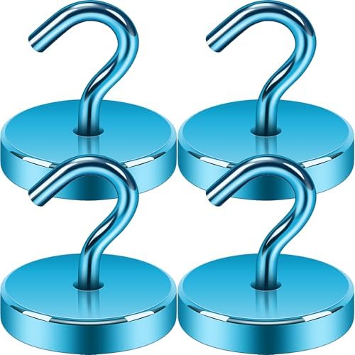 Neosmuk Magnetic Hooks for Cruise Cabins, 170lb Heavy Duty, 4 Pack by Neosmuk