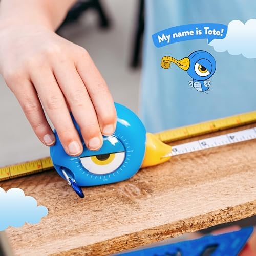 Handy Famm Kids Tape Measure, 8ft Retractable Measuring Tape - Image 5
