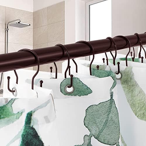24 Pack Double Shower Curtain Hooks Rings, TENOVEL Double Sided Shower Curtain - Image 5