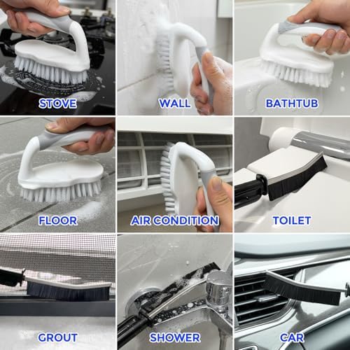 Holikme 6 Pack Cleaning Brush Scrub Brush Kitchen Brush - Image 5