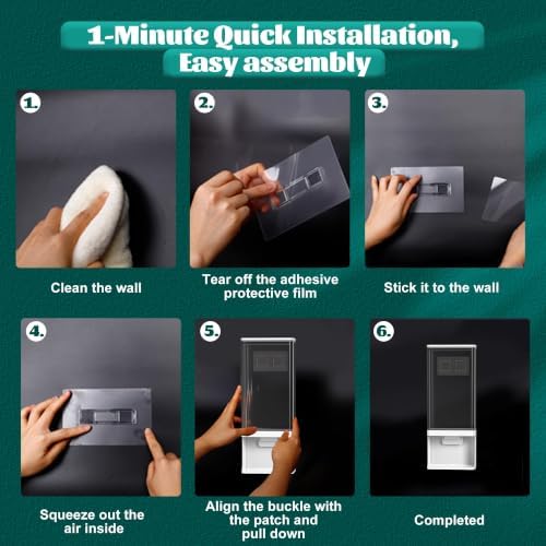 52.5 OZ Wall-Mounted Laundry Detergent Dispenser - Image 7