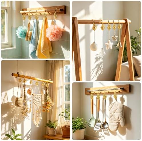 Metal Seashell Shower Curtain Hooks, Rust-Resistant Hooks - Image 5