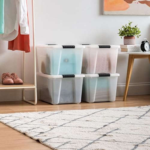 IRIS USA 4-Pack 40 Quart Storage Bins - Image 4