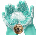 Cat and Dog Washing Gloves, 1 Pair, 11.6 in by RZleticc