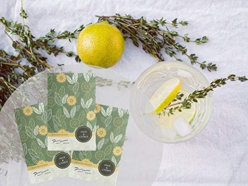 Sage and Citrus Scented Sachets Pack of 3, Everyday - Image 4
