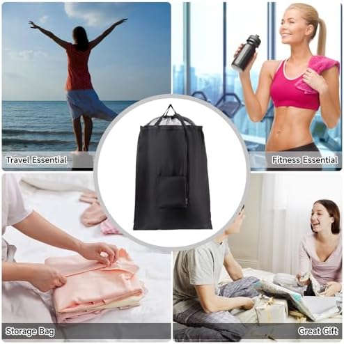 2 Packs Travel Laundry Bags, CLEADUS Foldable Dirty Clothes Bag 【Upgraded】 - Image 6