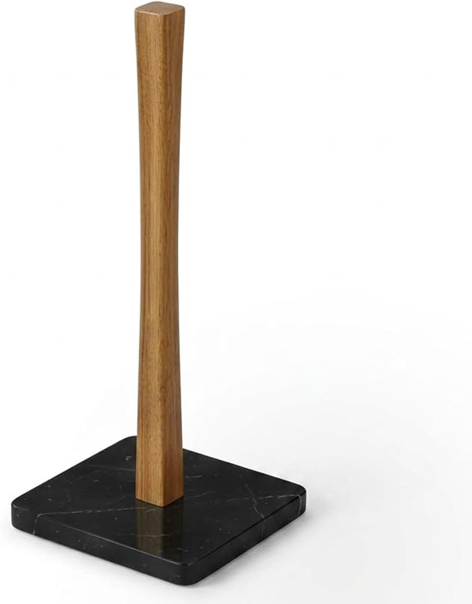Buruis Acacia Wood Paper Towel Holder by KeepYourBathroomKitchenandHomeOrganized