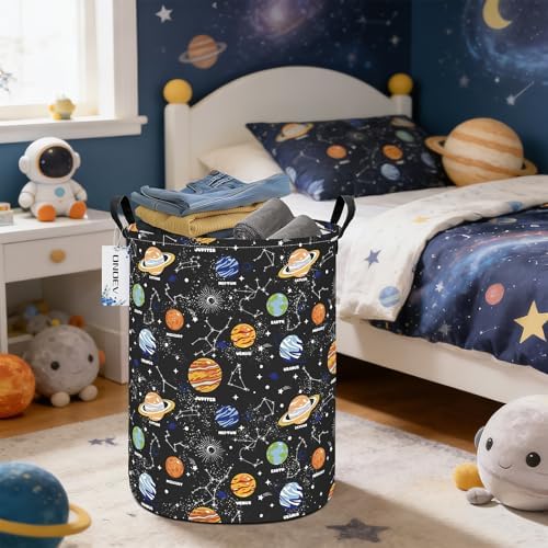 Round collapsible Solar System planet Laundry Hamper - Image 4