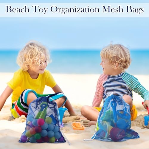 Frienda 6 Pack Mesh Drawstring Bags 11x15 Inch - Image 4