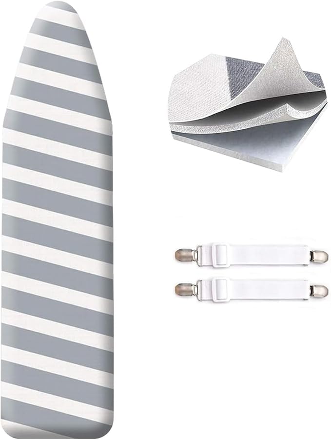SheeChung Ironing Board Cover and Pad 49"x15", Scorch and Stain Resistant by SheeChung