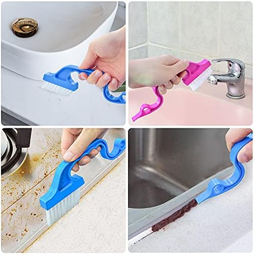 Crevice Gap Cleaning Brush Tool: 6PCS Hand-held Groove Gap Cleaning Tools - Image 3
