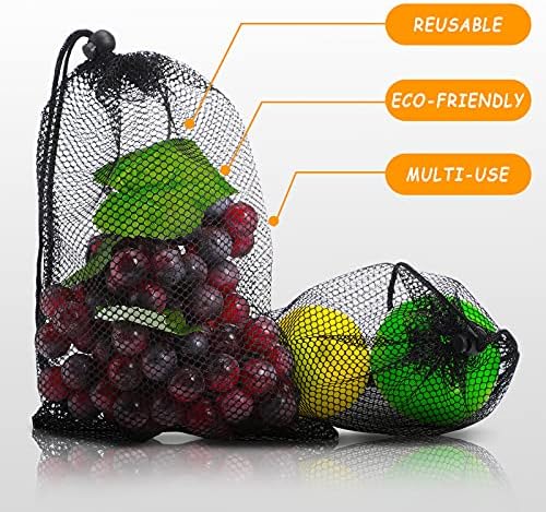 TecUnite 10 Pack Mesh Drawstring Bags - Image 4