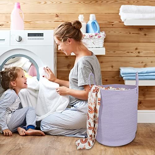 XUANGUO Rope Laundry Basket Hamper - Image 4