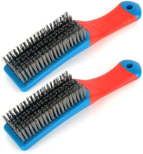 2 Pack Wire Brushes for Cleaning-Heavy Duty Stainless Steel Wire Scratch Brush - Image 5