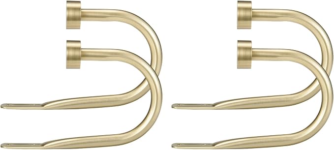 Premium Curtain Holdback, Quality Metal Decorative Curtain Holdbacks by Mayrhyme